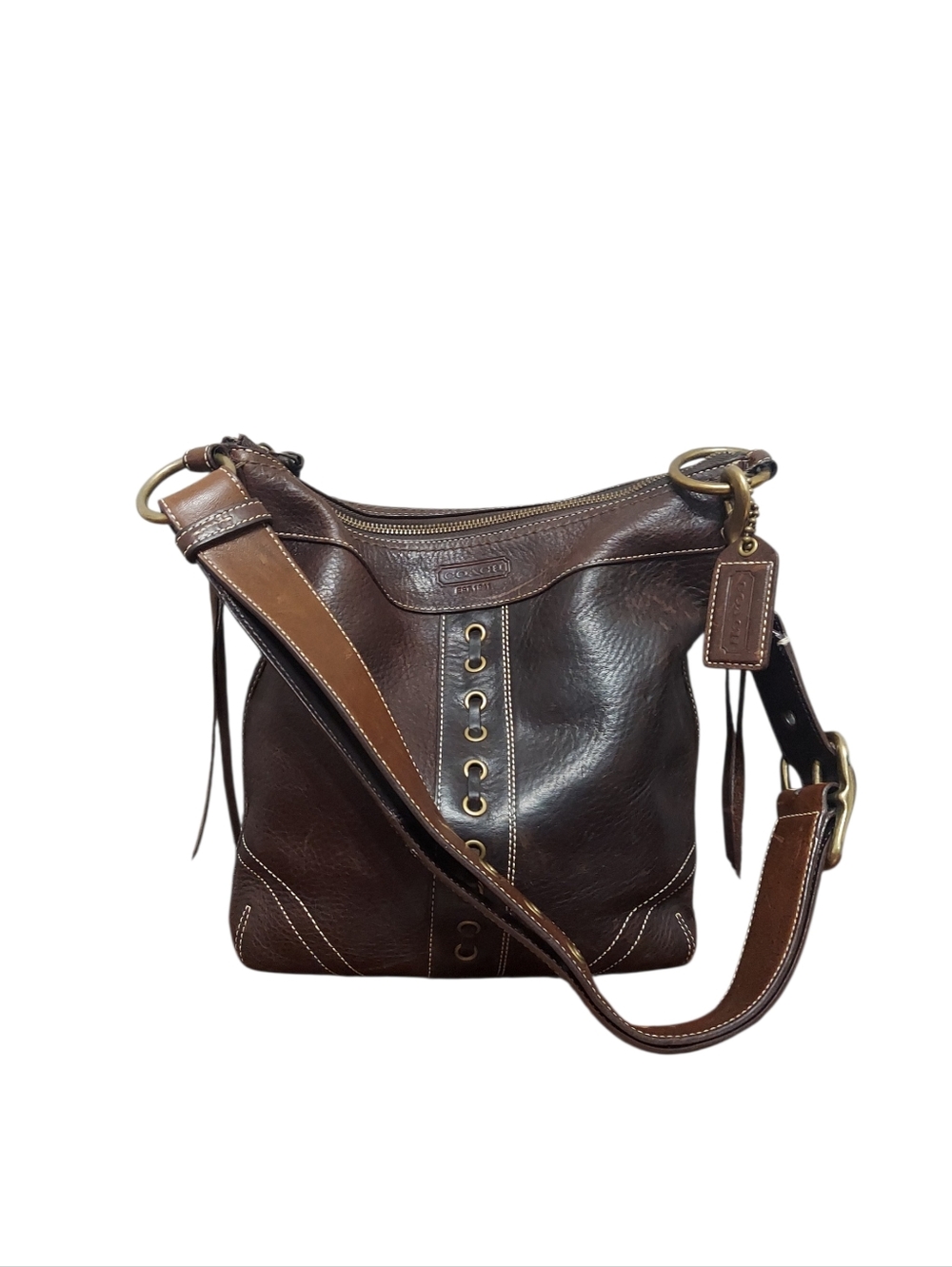 Coach Y2K 2000 Chelsea Laced Duffle Shoulder Bag Great Condition No 10399